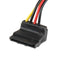 StarTech.com 12in LP4 to 2x Right Angle SATA - ONE CLICK SUPPLIES