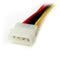 StarTech.com 12in LP4 to 2x SATA Power Y Cable - ONE CLICK SUPPLIES