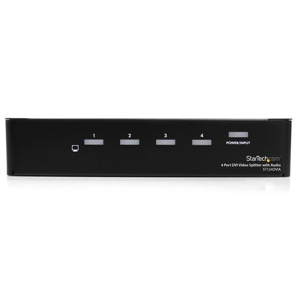 StarTech.com 4 Port DVI Video Splitter with Audio - ONE CLICK SUPPLIES