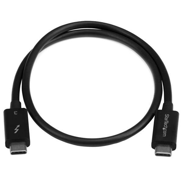 StarTech.com 0.5m Thunderbolt 3 USB C Cable - ONE CLICK SUPPLIES