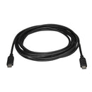 StarTech.com 3m USB C to USB C Black Cable - ONE CLICK SUPPLIES