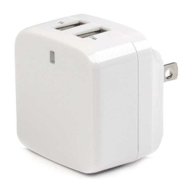 StarTech.com Dual Port USB Wall Charger - ONE CLICK SUPPLIES