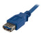 StarTech.com 1m Blue M to F USB 3.0 Extension Cable - ONE CLICK SUPPLIES