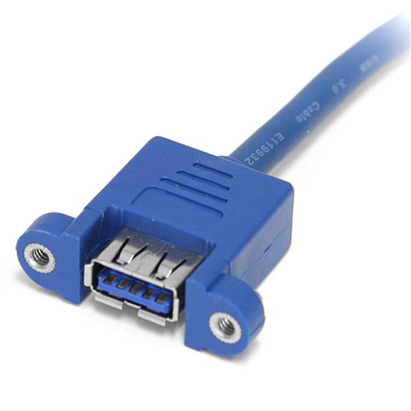 StarTech.com 2 Port Panel Mount USB 3.0 Cable - ONE CLICK SUPPLIES