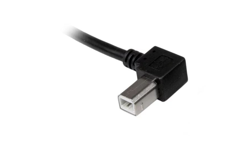 StarTech.com 2m USB 2.0 A to Left Angle B Cable - ONE CLICK SUPPLIES