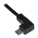 StarTech.com 2m A to Left Angle Micro USB Cable - ONE CLICK SUPPLIES