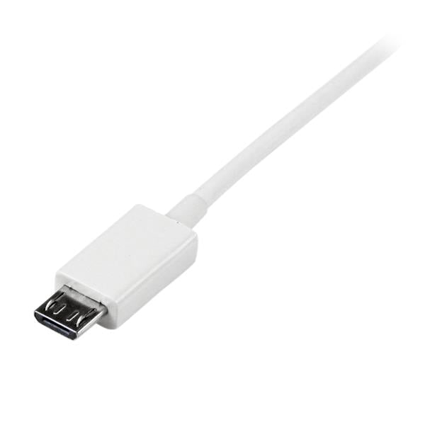 StarTech.com 1m USB A to Micro B White Cable - ONE CLICK SUPPLIES