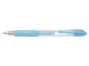 Pilot G-207 Retractable Gel Rollerball Pen 0.7mm Tip 0.39mm Line Pastel Blue (Pack 12) - 47101203 - ONE CLICK SUPPLIES