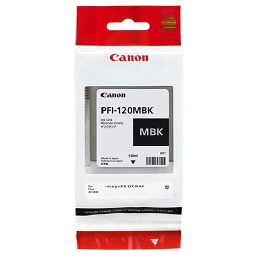 Canon PFI120MBK Matt Black Standard Capacity Ink Cartridge 130ml - 2884C001AA - ONE CLICK SUPPLIES