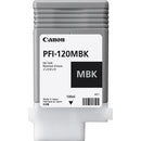 Canon PFI120MBK Matt Black Standard Capacity Ink Cartridge 130ml - 2884C001AA - ONE CLICK SUPPLIES