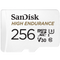 SanDisk High Endurance 256GB UHS-I Class 10 MicroSDHC Memory Card and Adapter - ONE CLICK SUPPLIES