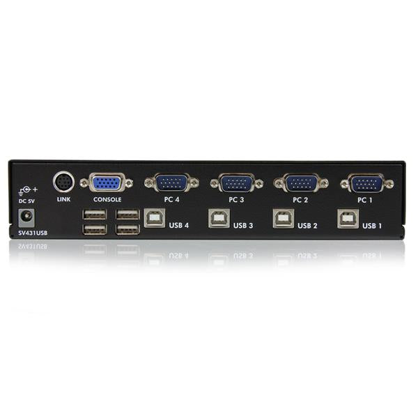 StarTech.com SV431USB KVM switch USB 4 ports - ONE CLICK SUPPLIES