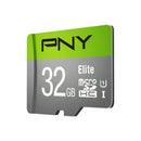 PNY 32GB Elite CL10 UHS1 MicroSDHC and AD - ONE CLICK SUPPLIES