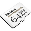 SanDisk High Endurance 64GB UHS-I Class 10 MicroSDHC Memory Card and Adapter - ONE CLICK SUPPLIES