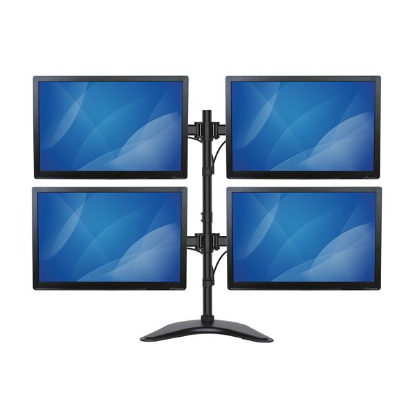 StarTech.com Heavy Duty Steel Quad Monitor Stand - ONE CLICK SUPPLIES