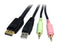 StarTech.com 6ft 4in1 USB DP KVM Switch Cable - ONE CLICK SUPPLIES