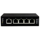 StarTech.com 5 Pt Unmanaged Ind. Gbit Switch DIN Rail - ONE CLICK SUPPLIES