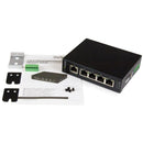 StarTech.com 5 Pt Unmanaged Ind. Gbit Switch DIN Rail - ONE CLICK SUPPLIES