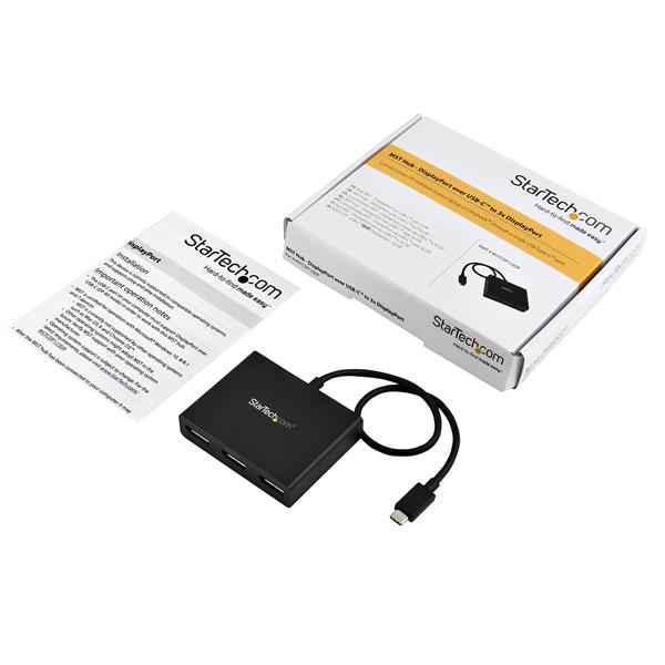 StarTech.com 3port USBC to DP MST Hub - ONE CLICK SUPPLIES