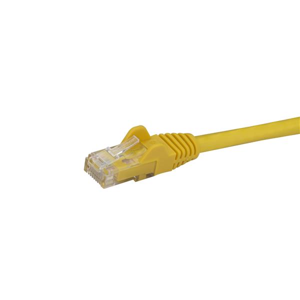 StarTech.com 0.5m Yellow Snagless Cat6 Patch Cable - ONE CLICK SUPPLIES