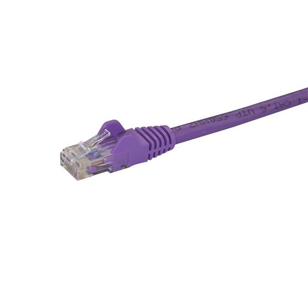 StarTech.com 7m Purple Snagless Cat6 UTP Patch Cable - ONE CLICK SUPPLIES