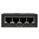 StarTech.com 4 Port Gigabit Midspan PoE and injector - ONE CLICK SUPPLIES