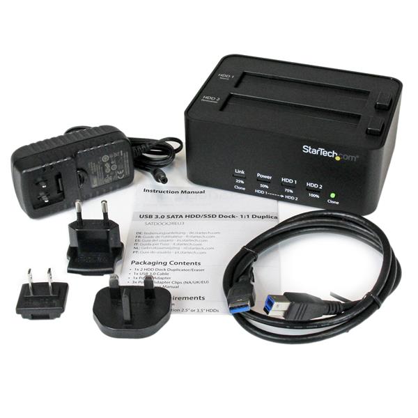 StarTech.com USB3.0 SATA Hard Drive Duplicator Dock - ONE CLICK SUPPLIES