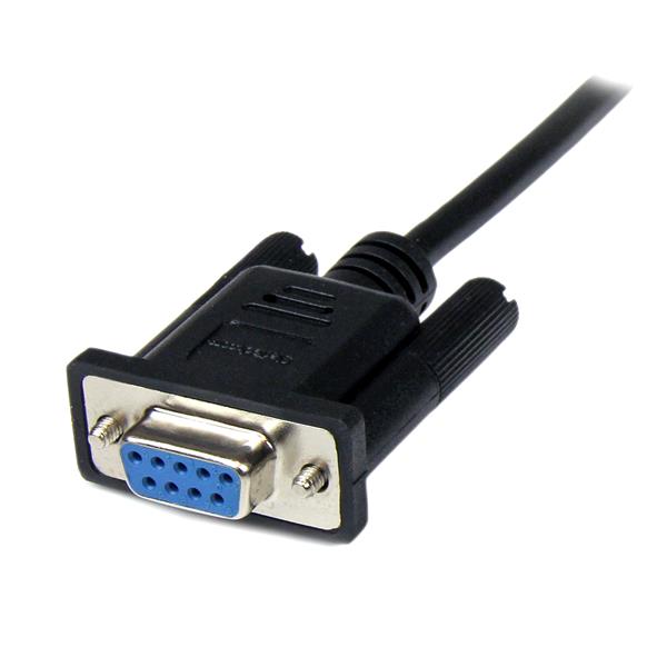 StarTech.com 2m DB9 RS232 Serial Null Modem Cable FM - ONE CLICK SUPPLIES