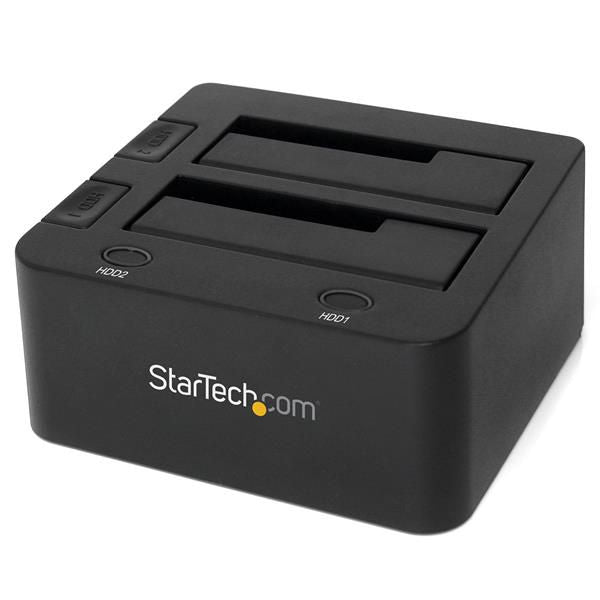 StarTech.com USB 3.0 Dual SSD HDD Dock with UASP - ONE CLICK SUPPLIES