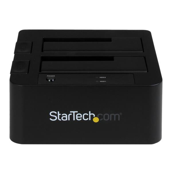 StarTech.com USB 3.0 eSATA Dual Hard Drive Dock UASP - ONE CLICK SUPPLIES