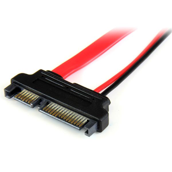 StarTech.com 6in Slimline SATA to SATA Adapter FM Cable - ONE CLICK SUPPLIES