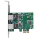 StarTech.com 2 Port GB Server Network Card PCIe NIC - ONE CLICK SUPPLIES