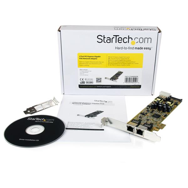 StarTech.com 2 Port Gbit Ethernet PCIe Network Card - ONE CLICK SUPPLIES