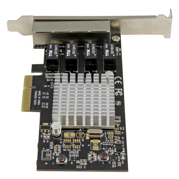 StarTech.com 4 Port Gbit Ethernet Network Card PCIe - ONE CLICK SUPPLIES