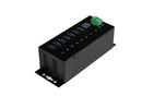 StarTech.com Rugged Metal 7 Port USB3.0 Hub DIN Rail - ONE CLICK SUPPLIES