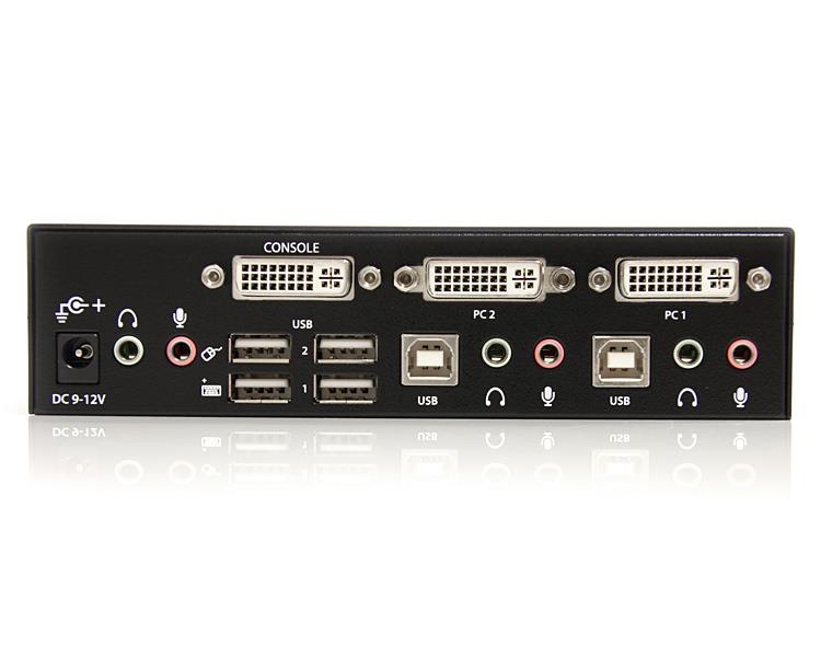 StarTech.com 2 Port DVI USB KVM Switch with Audio - ONE CLICK SUPPLIES