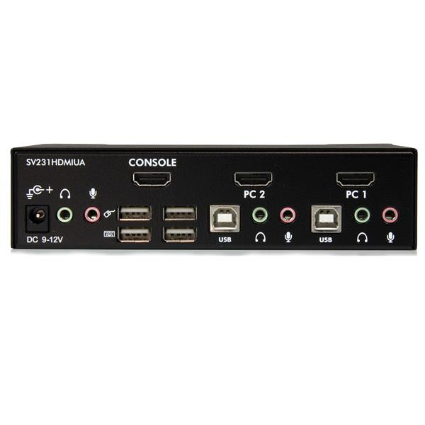 StarTech.com 2 Port USB HDMI KVM Switch with Audio - ONE CLICK SUPPLIES