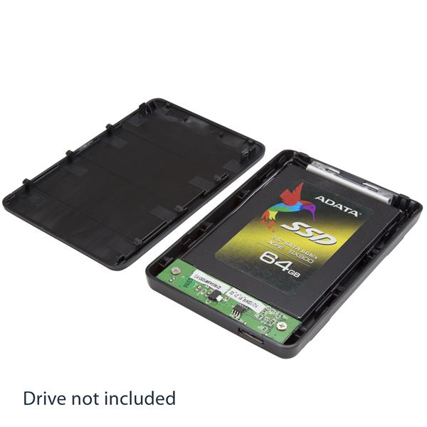 StarTech.com USB3 2.5in External SATA SSD HDD Enclosure - ONE CLICK SUPPLIES