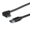 StarTech.com 1m USB 3.0 A to Micro B Left Angle Slim - ONE CLICK SUPPLIES