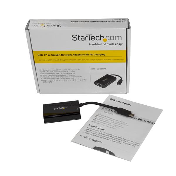 StarTech.com USBC to Ethernet Adapter PD Charging - ONE CLICK SUPPLIES