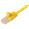 StarTech.com 1m Yellow Snagless Cat5e Patch Cable - ONE CLICK SUPPLIES