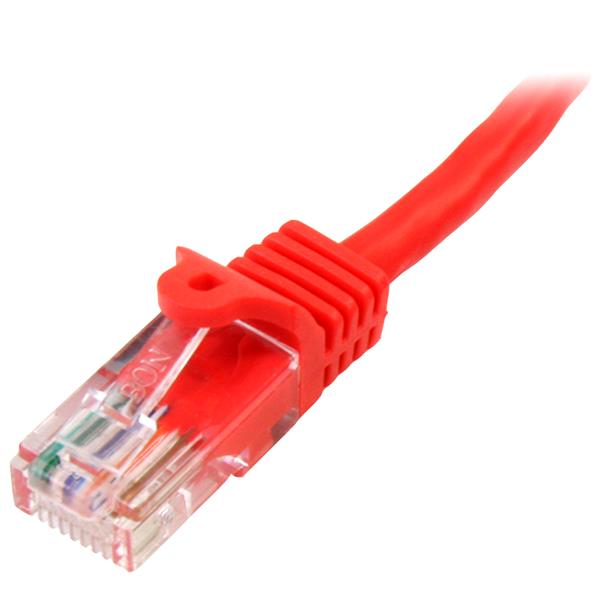 StarTech.com 10m Red Snagless Cat5e Patch Cable - ONE CLICK SUPPLIES