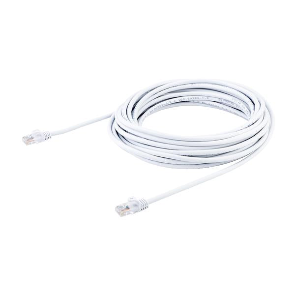 StarTech.com 10m White Snagless Cat5e Patch Cable - ONE CLICK SUPPLIES