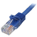 StarTech.com 3m Blue Snagless Cat5e Patch Cable - ONE CLICK SUPPLIES