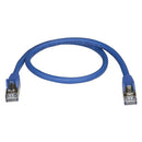 StarTech.com 0.5m Blue Cat6a Ethernet STP Cable - ONE CLICK SUPPLIES