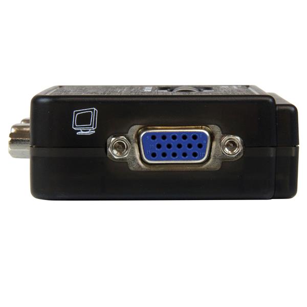 StarTech.com 2 Port Black USB KVM Switch - ONE CLICK SUPPLIES