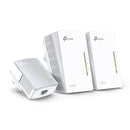 TP Link TL WPA4220 Powerline Universal WiFi Range Extender 2 Ethernet Ports Network Kit - ONE CLICK SUPPLIES