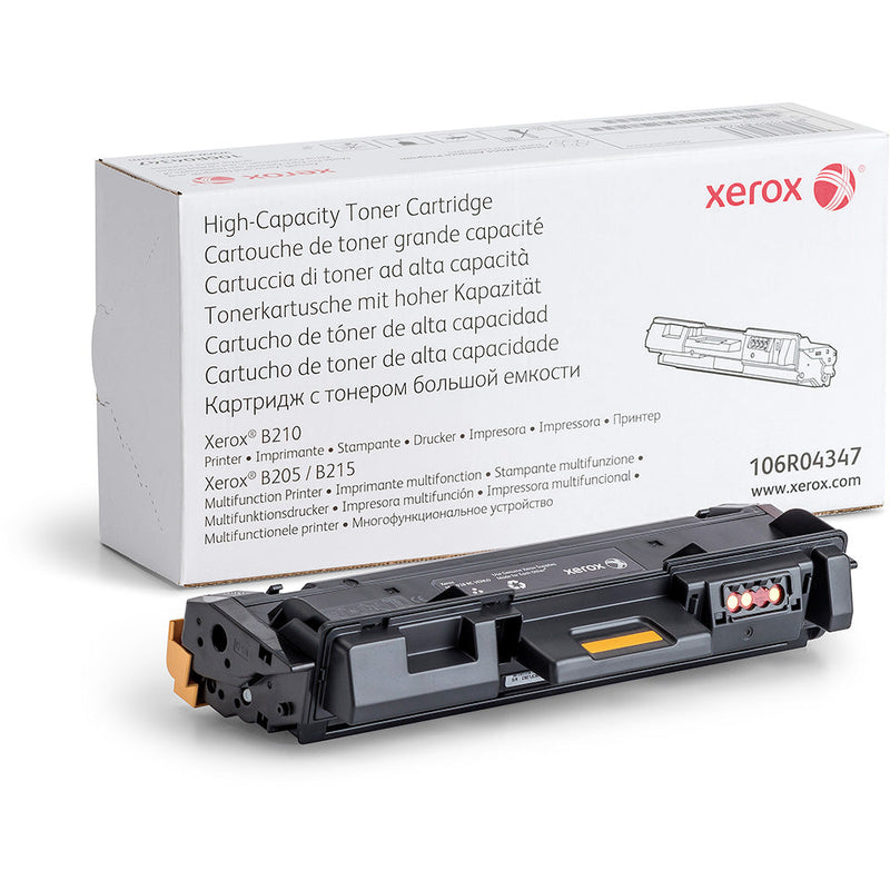 Xerox Black High Capacity Toner Cartridge 3k pages for B205 / B210/ B215 - 106R04347 - ONE CLICK SUPPLIES