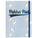 Pukka Pad Glee A5 Casebound Card Cover Journal Ruled 96 Pages Light Blue (Pack 3) - 8684-GLE - ONE CLICK SUPPLIES