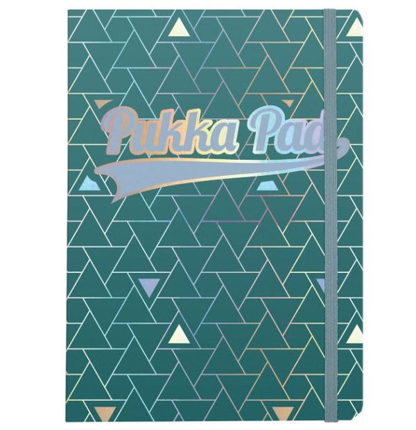 Pukka Pad Glee A5 Casebound Card Cover Journal Ruled 96 Pages Green (Pack 3) - 8686-GLE - ONE CLICK SUPPLIES